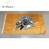 Kanada CFL Hamilton Tiger-Cats flagga 3 * 5ft (90cm * 150cm) Polyester flagga banner dekoration flygande hem trädgård flagg festliga gåvor