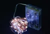 5m 25LED Kupfer Draht Batterie LED String Weihnachten Outdoor Wasserdichte Fairy Lights Kaltweiß Warmweiß Bunt 5pcs / lot
