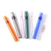 High Quality Tobacco Dry Her Pipe Dugout Bat Smoking Pipe Tube 4inch One Hitter Bat Glass Smoking Water Oil Burner Pipes