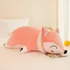 Dorimytrader Nowe kreatywne zwierzę Red Fox Doll Plush Toy Soft Fox Sleeping Pillow Duża dziewczyna prezent urodzinowy 90 cm 120 cm DY505368934283