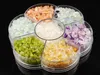 1 box of mixed color stone manicure rhinestone gravel crystal gem steel ball nail decoration DIY (multicolor) plum boxed
