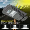 جهاز التحكم عن بُعد LED Solar Street Light Light Lights 20W 40W 60W Motion Motion Sensor مصباح أمان مقاوم للماء لفضاء الحديقة