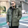 Moda-Woxingwosu abrigo con capucha para hombre, sombrero desmontable, chaqueta de plumas de mediana edad y vieja engrosada, XL grande a 5XL 6XL 7XL 8XL 9XL 10XL