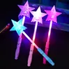 Crianças Led Light-up Lollipop Glow Sticks Princesa Festa de aniversário Meninas piscando Fada Wand favorecer Decor Natal