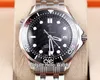 Ny enhet 300m 210 20 42 20 03 002 Blue Texturedial Miyota 8215 Automatisk herrklockkeramik Bezel Two Tone Rose Gold Watches HEL272J