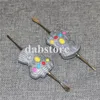 High Quality Silver Wax dabbers Dabbing tool stick with fist design 120mm metal dry herb dabber tool dab rig