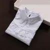 Autumn White Girls Blouse Shirts Baby Teen School Girl Lace Tops Lange Mouw Kinderen Katoen Shirt Kinderkleding 6 8 10 12 jaar5981046