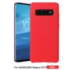 Funda de silicona Original para Samsung Galaxy S20 Ultra S10 Plus S9 S8 funda táctil suave sedosa oficial para Samsung Galaxy Note 10 Plus 9 8