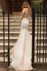 Dubai Arabo Designer vintage plus size bohémien pizzo sirena tromba abiti da sposa abiti da sposa Spedizione veloce