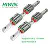 2 pz Nuovo Originale HIWIN HGR20-1200mm guida lineare/ferrovia + 4 pz HGH20CA blocchi lineari stretti per parti del router di cnc