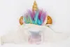 Halloween Pet Unicorn Shape Cappello decorativo Forniture per feste Cat Dog Pet Copricapo Cos Accessorio costume per animali domestici GB1285