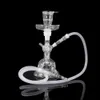 새로운 프리미엄 유리 물 담뱃대 세트 Shisha chicha narguile nargile 물 담뱃대 호스 파이프 그릇 Shisha nargile 물 담뱃대 거품 거품