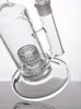 Mobius Glass Bong Matrix Perc Hookahs Shisha Glass Bubbler Recycler Dab Downsの掛け布団リグクールな水パイプスモーク