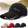 2019 Fashion Line Baseball Sports Cap Mens Hat For Fish Outdoor Cap Long Visor Brim Shade Snapback Sun Hat Bone Gorras5240956