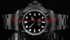 Kostenloser Versand SEA DWELLER 44mm Edelstahl Schwarz PVD DATUM Mechanische Automatikuhr 116660 Herrenarmbanduhr