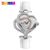 Skmei moda quartzo relógios femininos criativo diamante-cravejado senhoras relógio de pulso marca superior relógio de luxo feminino montre femme 91612776