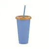 Bottles Changing Plastic Cup Temperature Plastic Color Water Cold Colorful Color Straws Cup Mug Water With Changing Change LJJK21 1649159