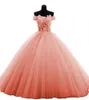 Newest Red Lilac Yellow Pink Quinceanera Dresses 2019 Applqiues Beads Sweet 16 Prom Pageant Debutante Formal Evening Prom Party Gown AL62