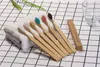 Top quality Toothbrush Bamboo Tube Eco Friendly Natural Bamboo Toothbrush Travel Case Soft Head Teeth Brush