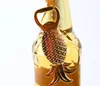 Ouvre-bouteille de vin faveur de mariage ananas érable cocotier forme créative fête Souvenir or Rose