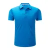 Summer Szybka sucha koszulka polo mężczyźni casual slim slim z krótkim rękawem koszulka tee sportswear oddychające Camisa Polo Homme topy koszulki T200605