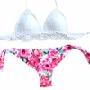 bikini mujer Sexy bikini all'uncinetto Costumi da bagno Donna set Costume da bagno fatto a mano Costume da bagno lavorato a maglia perizoma push up biquinis feminino