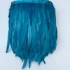 30-35cm 12-14 pouces Bleu Royal Coq Plumes Garnitures Poulet Queue Plumes Garnitures Coq Coque Plumes StrungChicken Coupe 2m 2 Yards