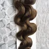 Pętla fali ciała Micro Pierścień Włosy 10 "-24" 1 g / szt 100 sztuk Micro Bead Links Maszyna Remy Easy Ring Link Extensions Hair Human