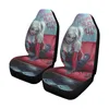 Universal Car Seat Covers Sexy Girls front 2 pcs assentos Fittings Sedans Auto Interior Cars Accessories Adequado para Care Protector 2402