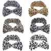 Novo design baby baby big bowknot leopardo princesa menina banda de cabelo bandeira baby head band de cabelo de cabelo de cabelo de bebê acessórios para cabelos