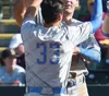 Personnalisé UCLA 2019 College Baseball N'importe quel numéro de nom Blanc Gris Bleu clair 7 Michael Toglia 36 Jake Pries Hommes Jeunes Kid NCAA Jersey