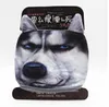 Cartoon Puppy Hond Husky Uitdrukking Katoenen Gezichtsmasker Cover Volwassen Tiener Gezichtsmasker met Oorspleten Wasbare Herbruikbare Fancy Dress Party Maskers