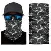 Gorras de ciclismo Máscaras MagicTurban Impreso en 3D Camuflaje Patrón de pitón Bufanda Máscara Pesca al aire libre Protector solar Cabeza sin costuras Bandana Moda Nec
