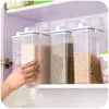 RSCHEF 1PCS Plast Kök Cereal Container Korn Förvaring Case Bean Bin Rice Storage Box