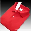 Franska Mäns Top Polo Shirt Man Broderi Lapel Slim Golf Kortärmad T-shirt Male Par Polo