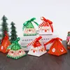 30 PCSSet Merry Christmas Candy Box Новые креативные подарочные бумажные коробки с лентой Мультфильм Санта-Клаус Рождественский декор Фестивальные принадлежности2953899730