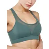 Vrouwen Camisoles Sexy Gym Bra met Back Pocket Yoga Running Sports BH Fitness Dame Naadloze Mesh Pated Vest Tanks