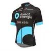 Cyclisme Jersey Pro Team Team Direct Energie Mens été Séjour rapide Sports Sports Uniformes Vélo de montagne Vélo Route Vélo Tops Racing Vêtements Vêtements de sport en plein air Y21042305