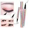 QIC Eyeliner stellato Colore nero opaco 4D Mascara lungo Impermeabile Penna per tatuaggio con eyeliner liquido super sottile 3D a lunga durata