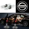 2 pçs apto para nissan led luz da porta do carro laser projetor luz sombra de boas-vindas logotipo do carro lâmpada kit6250891