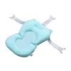 ポータブルベビーシャワーバス浴槽パッド折り畳み式ソフトピロー滑り止め浴槽マット新生児安全浴フローティングクッションリクライニングMAT1