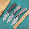 SMF TC4 titanium handle D2 blade copper washer folding field survival tool outdoor tactical hunting folding knife outdoor survival knife sha