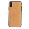 Luxury Real Wooden Nature Wood Bamboo Bamboo Soft Edge Phone Cover Couvercle pour iPhone 11 XS Max xr x 6 7 8 Plus Samsung S10 Lite S9 S6012163