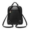 Preppy Style Femmes Sac à dos Bear Toys Pu En Cuir Scolaires Scolaires Pour Adolescentes Sac à bandoulière Femelle Sac à bandoulière Femme Travel Knapsack 220323