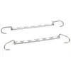 Garderob Storage Garderob Hook Space Saver Hangers 2st Gloar Organizing Racks flera klädhängare Matal Hållbar Hook15947026