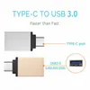 USB3.0 para Type-C OTG adaptador de metal de liga de alumínio Tipo C para USB3.0 Telefone OTG dados conversor adaptador para Xiaomi LeTV Macbook