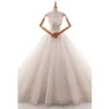 Amazon 3D-Floral Appliques Bohemian Bröllopsklänningar av axel Kortärmad Pleats Lace Draped Wedding Gowns Plus Size Tulle Country