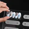 Nail Art Deck Display Panel Works Showcase Acrylic Transparent Stereo Magnet Adsorption borttagbar färgkort Display Board D2238901993