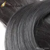 Bellahair 100% Malaysiska hårväv 4st / lot Virgin Human Hair Buntlar Straight Hiar Extensions 10-24In Naturlig färg