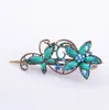 METALE RINESTONES CLIP VINTAGE BRONZE PARTIFICA A PACCOLA DI BRONFLA CLAW FLOORE RETRO FLOORE DONNE GIETTURE9624824